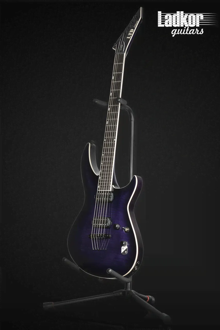 ESP LTD H3-1000 FM See Thru Purple Sunburst NEW-0