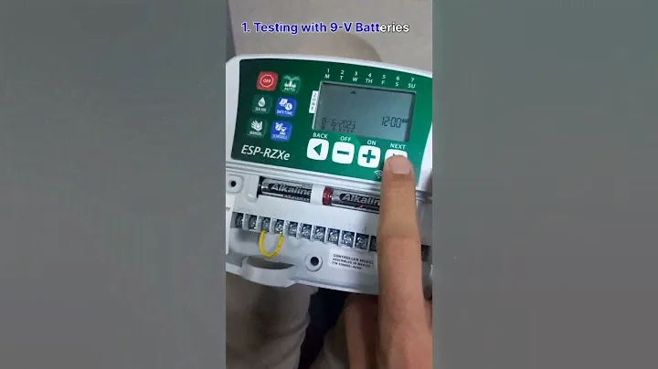 Testing of Rain Bird Controller ESP-RZXe #trending #sprinklerirrigation @RainBirdCorporation