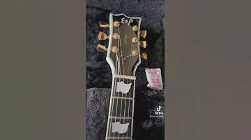 ESP ECLIPSE 1 CTM FT Snow White #esp #espguitars