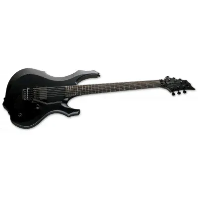 ESP LTD F Black Metal Black Satin-0