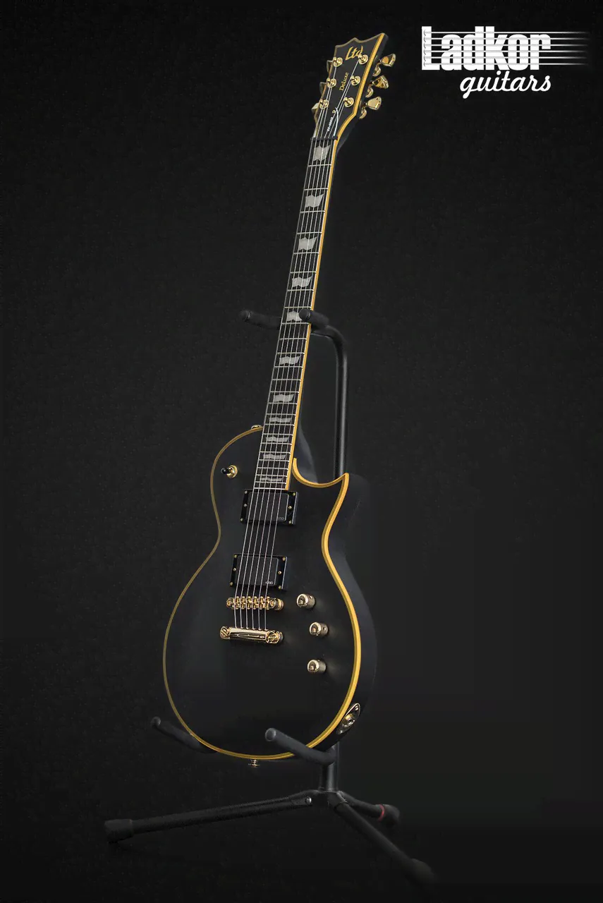 ESP LTD Deluxe EC-1000 VB Vintage Black Satin Eclipse NEW-0