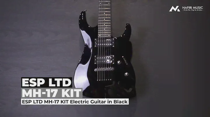 ESP LTD MH-17 KIT Electric Guitar in Black