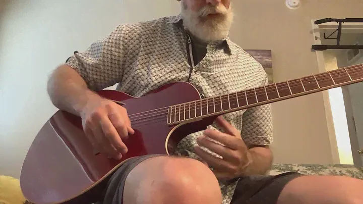 ESP/ltd TL-6  thin line acoustic in wine red