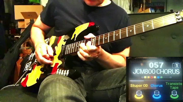 ESP LTD GL-200K George Lynch Kamikaze Shred Machine Plays Dokken, Obviously, thru HX Stomp