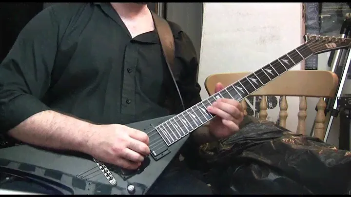 Flying V Midnight Blues Jam - (ESP LTD V-401FM)