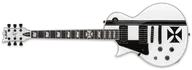 ESP LTD Iron Cross James Hetfield Left Handed Snow White Guitar
