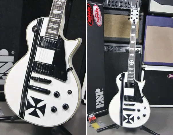 ESP LTD Iron Cross James Hetfield Signature-0