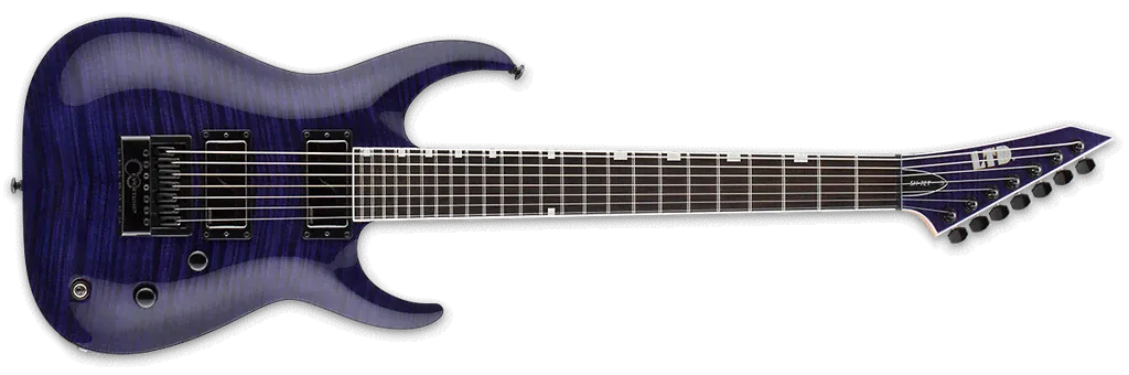 ESP LTD Brian Sir Headly Welch Head 7 See Thru Purple LSH7ETFMSTP