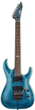 ESP/LTD MH-100QM STB эл.гитара, липа/клен, привинченный гриф 25,5", ESP LH-150, Floyd Rose, 24 лада