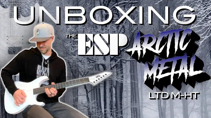 🎸РАСПАКОВКА Абсолютно новый ESP M-HT Arctic Metal