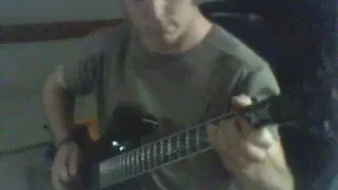 ESP LTD AX-400. Joe Stump song (with backing drums)