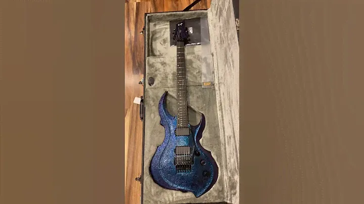 This ESP FRX Andromeda II is absolutely out of this world! #espguitars #explore #esp